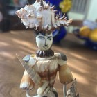 Antique Hand Painted Nautical Sea Shell Folk Art 1950s-60s. Most Likely Italian — photo 2