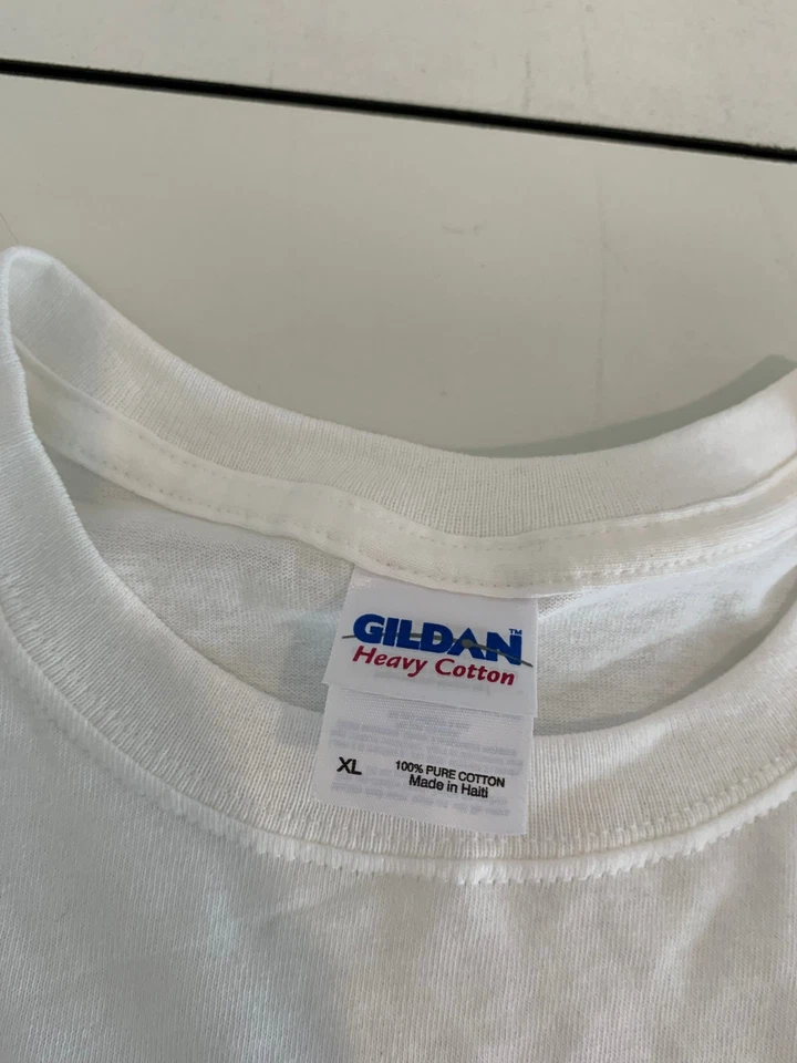 Camisa New Orleans Hornets XL Blanca 2008 NBA Playoffs Fan Up Vintage Retro Deportes Foto 3 de 4