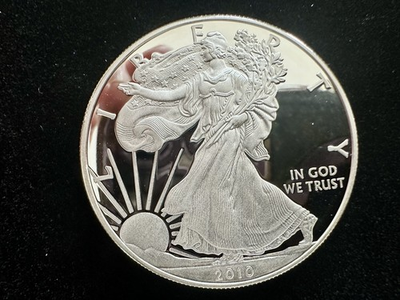 #ad 2010 W Proof American Silver Eagle West Point Mint Brilliant Uncirculated .999 $90.00