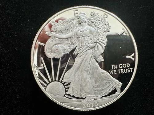 2010-W Proof American Silver Eagle West Point Mint - Brilliant Uncirculated .999