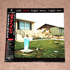 VAN HALEN Right Here, Right Now - RARE 1993 JAPAN LASERDISC + OBI (WPLP-9096)