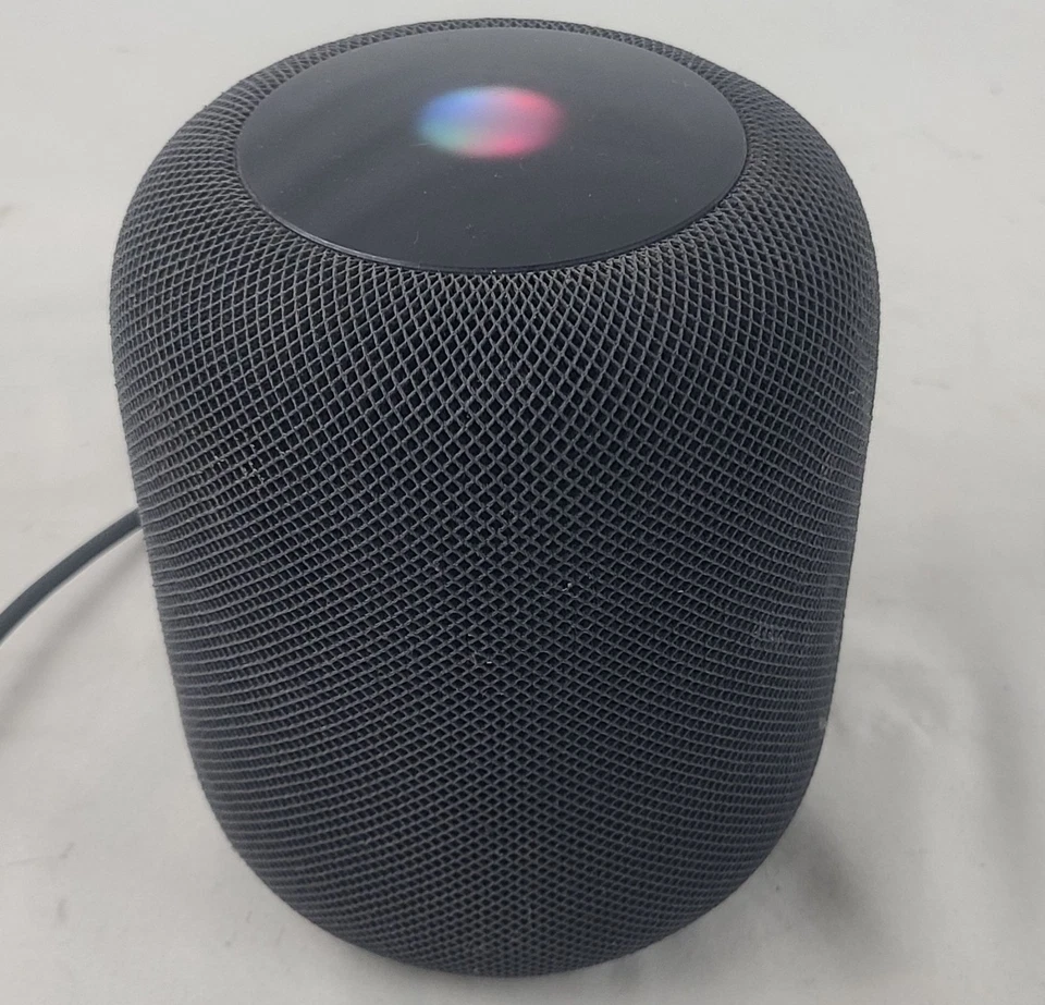Apple HomePod Smart Speaker A1639 mit Siri Integration Anthrazit