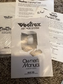 Vintage GCE Vectrex Console Boxed CIB 1982 Tested Working  Vector Graphics