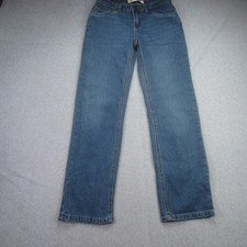 Levi's 514 Jeans Boys Youth 14 Reg Blue Performance Straight Denim