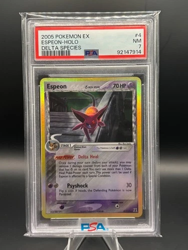 Espeon (Delta Species) 4/113 Delta Species Holo Psa 7