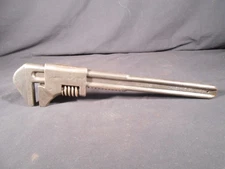 Vtg 1950s Diamond Caulk Horseshoe 15" Adjustable Monkey Wrench USA Duluth Mn.