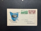 Australia 1953 FDC 1st day cover 150th Anniversary of Tasmania ? cachet Sydney