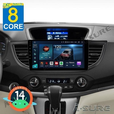 8-Core Android 14 Autoradio CarPlay BT 5.0 GPS Navi Für Honda CR-V CRV 2012-2016