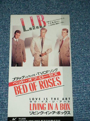 LIVING IN A BOX Japan Only 1988 NM Tall 3'' inch CD Single BED OF ROSES