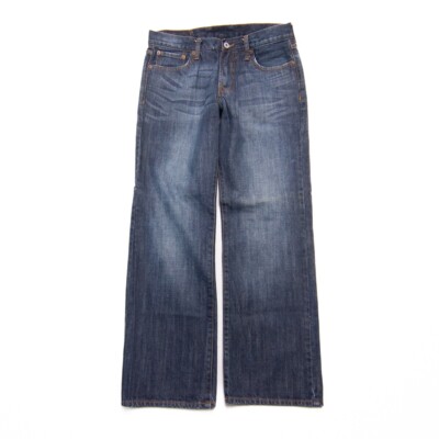 Lucky Brand Jeans Short Inseam Mens 30 Straight Mid Wash Cotton Denim