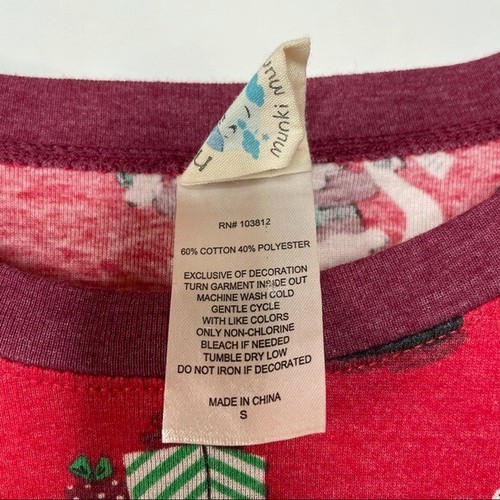 Nite Nite Munki Munki Womens Santa Pajama Set Small - Picture 5 of 9
