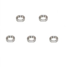 5PC Stainless Muzzle Brake Lock/Jam Nut 1/2x28 TPI Thread Timing Washer