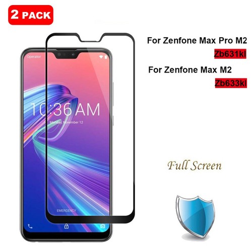 2PCS Tempered Glass Screen Protector For ASUS Zenfone Max Pro M2 ZB631KL ZB633KL - Afbeelding 1 van 6