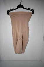 Spanx Seamless Power Sculpting High-Waisted Mid-Thigh Short Nude Size SM #2745 N