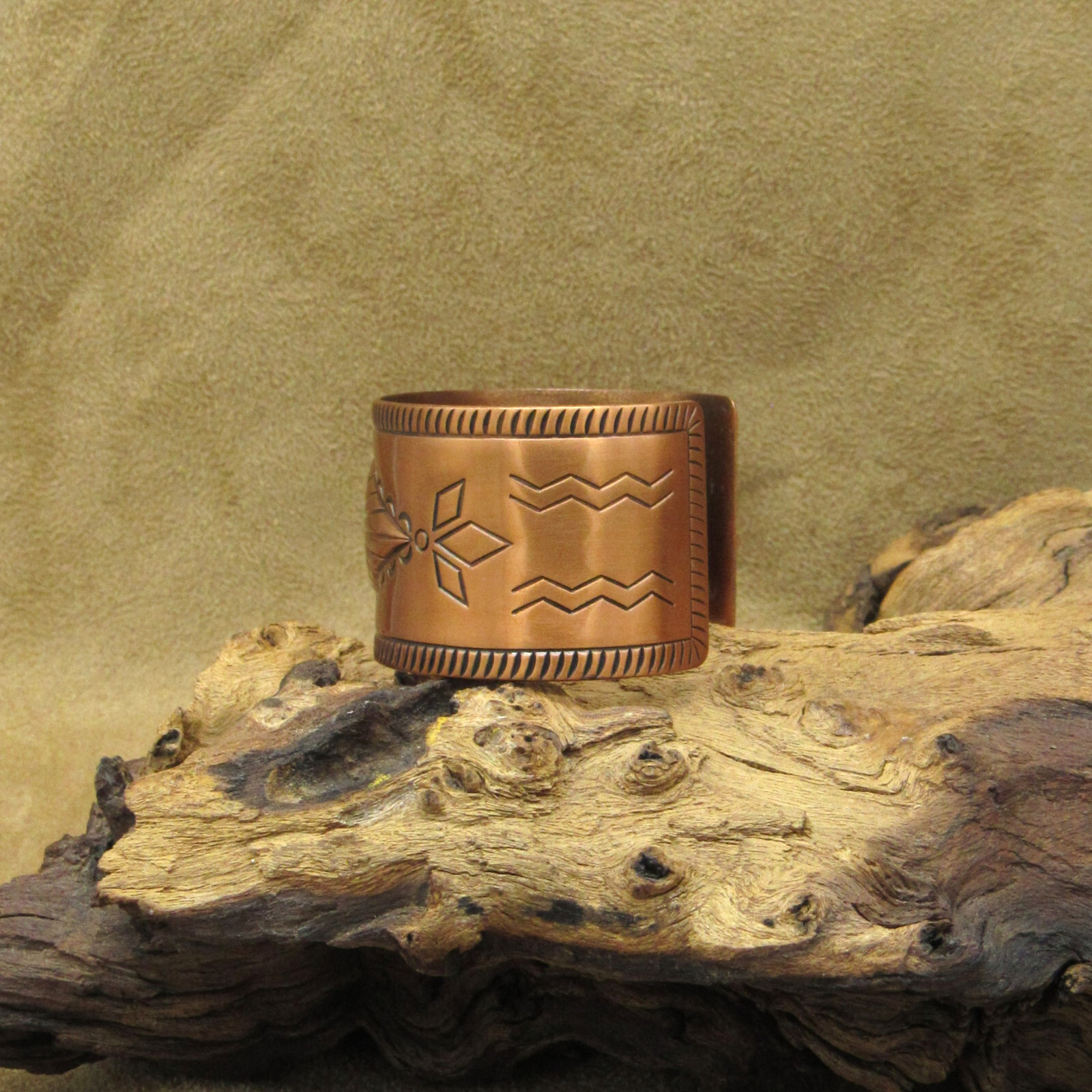 Vintage Bell Trading Post Stamped Repousse Copper… - image 2