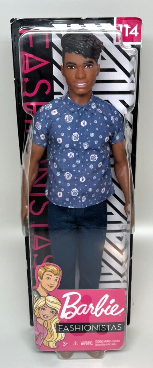 Ken Fashionistas Black Barbie Boy Dolls Barbie Looks Collectible