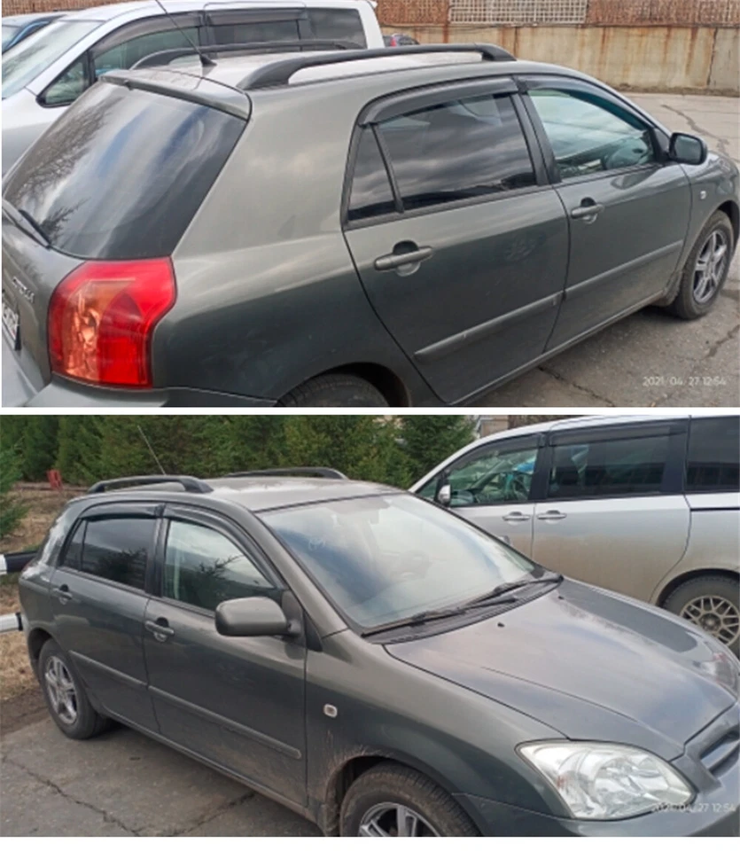 1M Decorative Roof Rack Aluminum Alloy Side Bars Rails Car SUV Top Frame USA - Imagem 3 de 4