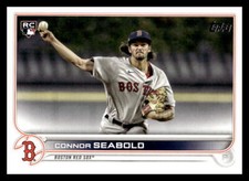 2022 Topps  Connor Seabold #524 Boston Red Sox Baseball Card
