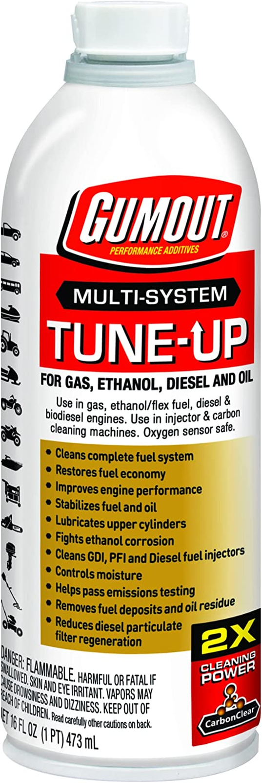 510011 Multi-System Tune-Up, Fuel Stabilizer Injector Cleaner & Gas Treatment, 1