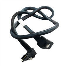 2PCS Mini SAS Cable for Intel Right Angle Mini SFF-8087 to SFF-8087 G36363-002