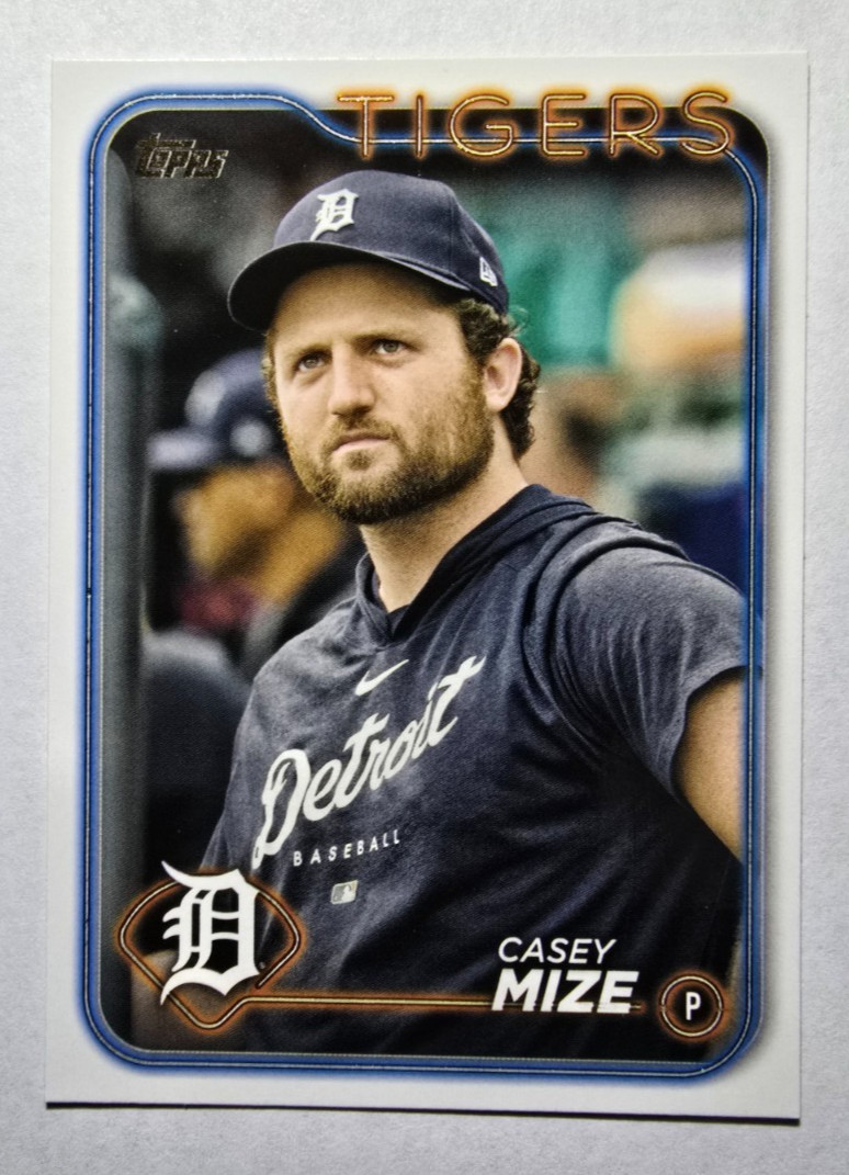 2024 Topps CASEY MIZE Golden Mirror Image Variations SSP #694 Detroit Tigers
