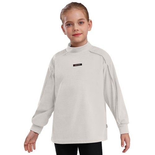 Kids Girls Sweatshirt School Slothes Tops Spring Pullover Climbing Warm Camping - Picture 28 of 44