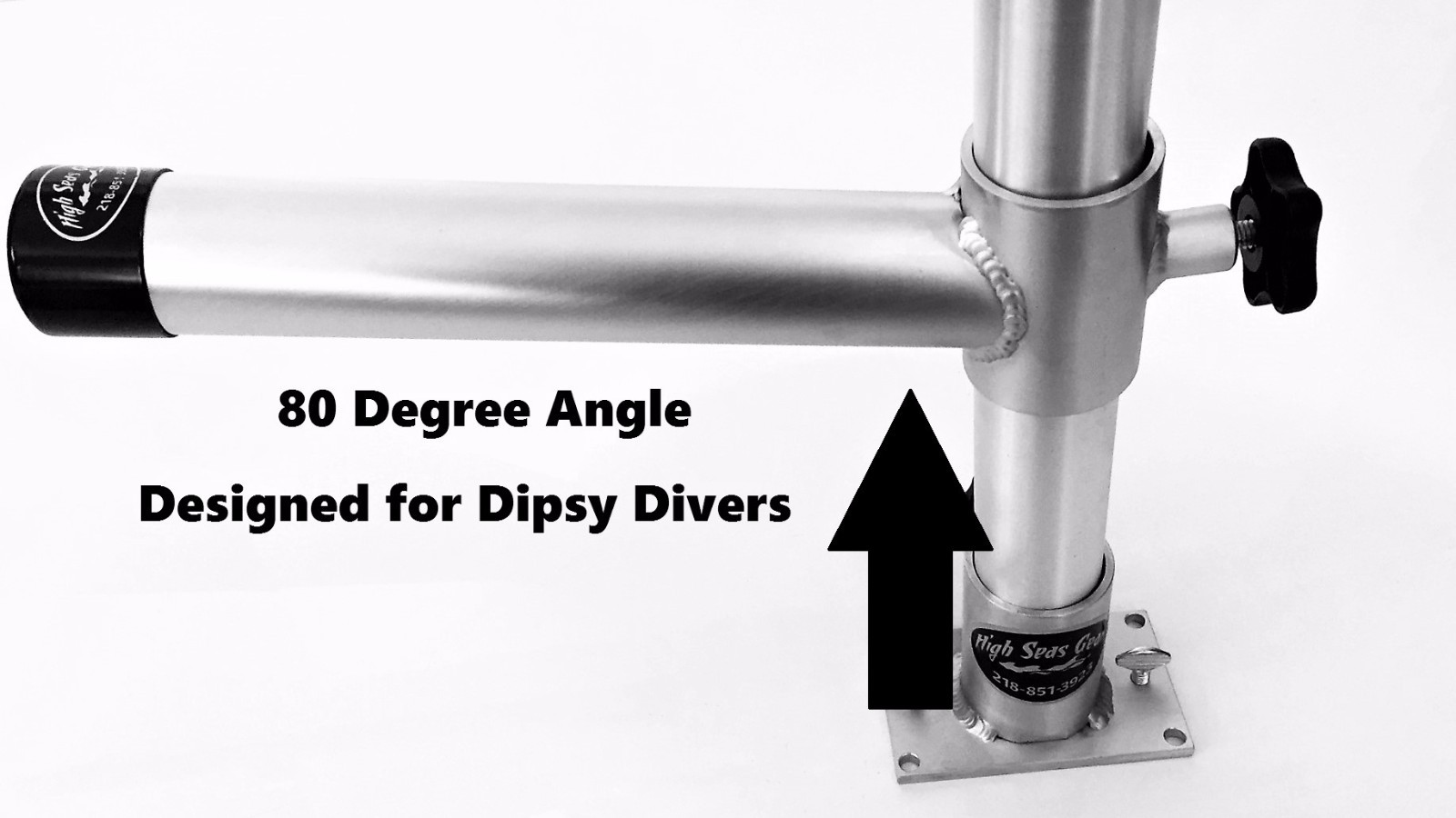 Rod Holder Tree Quad Adjustable. Fishing Dipsy Holders Rods Aluminum