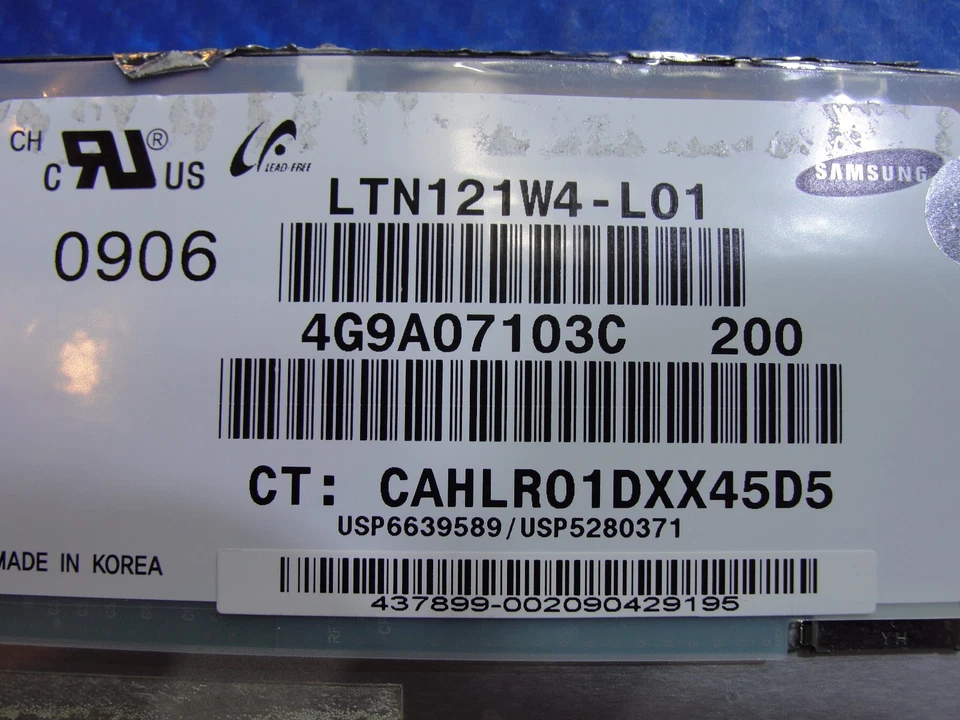 HP EliteBook 12.1" 2730P Genuine Laptop Samsung Matte LCD Screen LTN121W4-L01 - Image 4 of 4