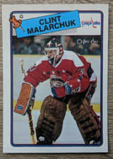 1988 89 OPC CLINT MALARCHUK WASHINGTON CAPITALS NORDIQUES Sabres O PEE CHEE