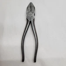 Vintage 1950's KRAEUTER  1801-6 Lineman Pliers w/Side Cutters 6.5” Made in USA