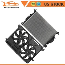 Radiator and Cooling Fan Assembly For 2013 2014 2015 2016 2017-2018 Ford Fusion