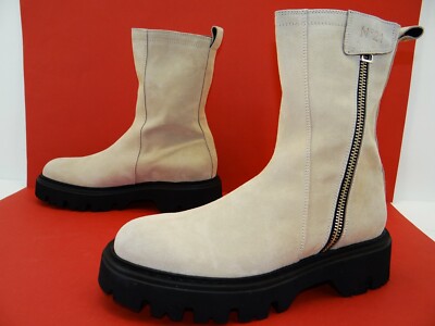 N°21 boots ankle boots platform men's shoes leather size 44 sand