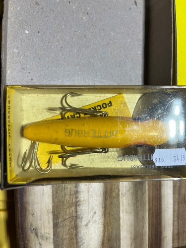 Ancien leurre de pêche Musky Jitterbug et rare boite (23988) - Photo 2/10