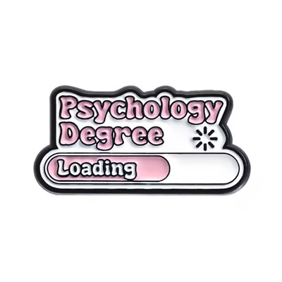 Psychologie Abschluss Lade Pin Anstecker