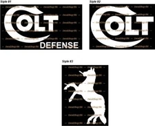 Colt Firearms - Outdoor Sports - Hunting - Vinyl Die-Cut Peel N' Stick Decals