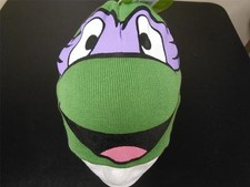DONATELLO OSFA TEENAGE MUTANT NINJA TURTLES TMNT REVERSIBLE BEANIE Hat 19SN