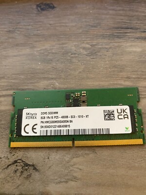 SK hynix 16GB×2 DDR5 SO-DIMM メモリー SK hynix 16GB DDR5 4800MHz SODIMM Laptop RAM 1Rx8 PC5-4800B