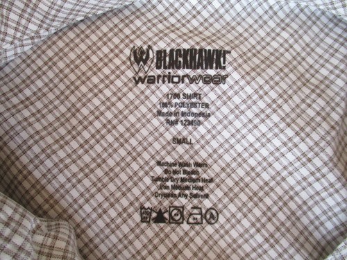BLACKHAWK WARRIOR WEAR, Contractor Tactical 1700 Shirt, SMALL, #3 - Picture 8 of 8
