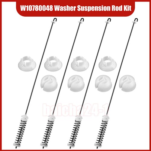 Techecook W10780045 Washer Suspension Rods Kit (4-Pack) for Whirlpool Kenmore Maytag Amana | UK