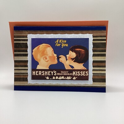 Handgefertigte Grußkarte - Neutral - Hershey s - America
