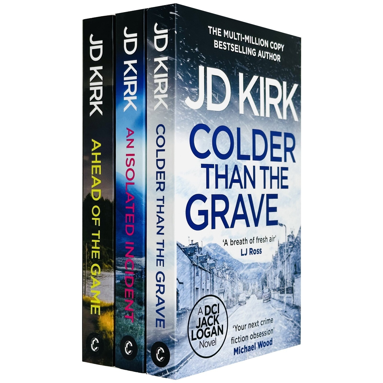 DCI Logan Crime Thrillers 3 Books Set by JD Kirk Books 10-12)  Isolated Incident