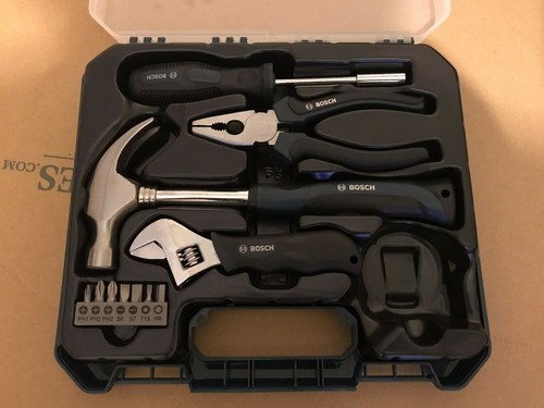 New. Bosch Hand Tool Kits 12 Pcs Tools 