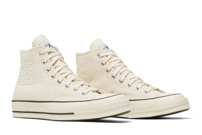 Size 8.5 - Converse Stussy x Chuck 70 High Fossil for sale online 
