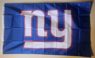 New York Giants NFL Football Flag Double Sided Printing 3x5 Feet W/ Grommets