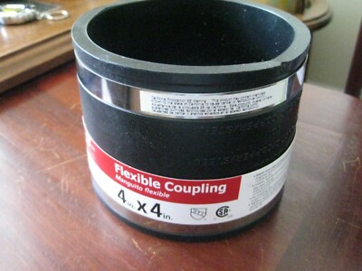 American Valve Rc100 Flexible Pvc Coupling, 4 X 4-Inch (611918018263)