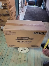 Marcal PRO 100% Recycled Convenience Pack Facial Tissue White 100/Box 30