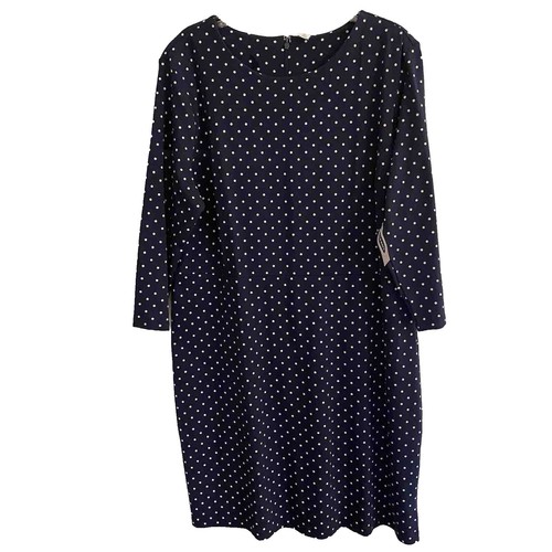Sincerely Jules Navy Polka Dot Dress Size S | eBay