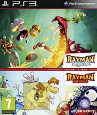 Playstation 3 RAYMAN ORIGINS + RAYMAN LEGENDS DEUTSCH GuterZust.