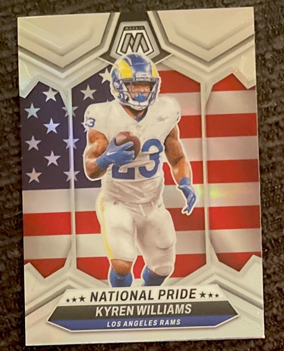 Kyren Williams 2024 Panini Mosaic National Pride Silver Prizm #258