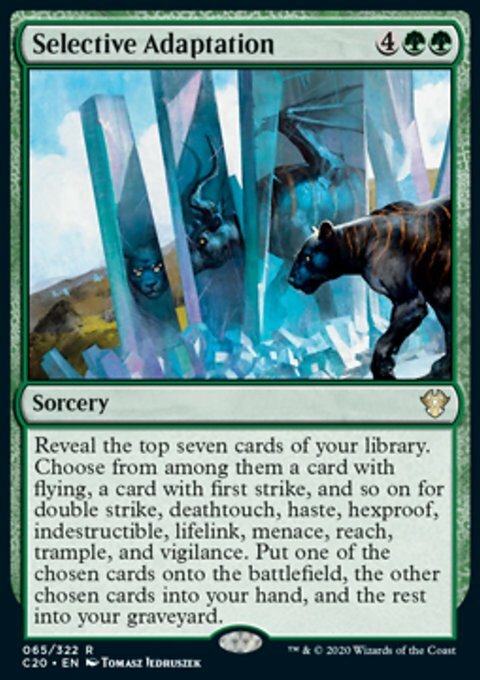 Magic the Gathering MTG Selective Adaptation (65) Commander 2020   LP